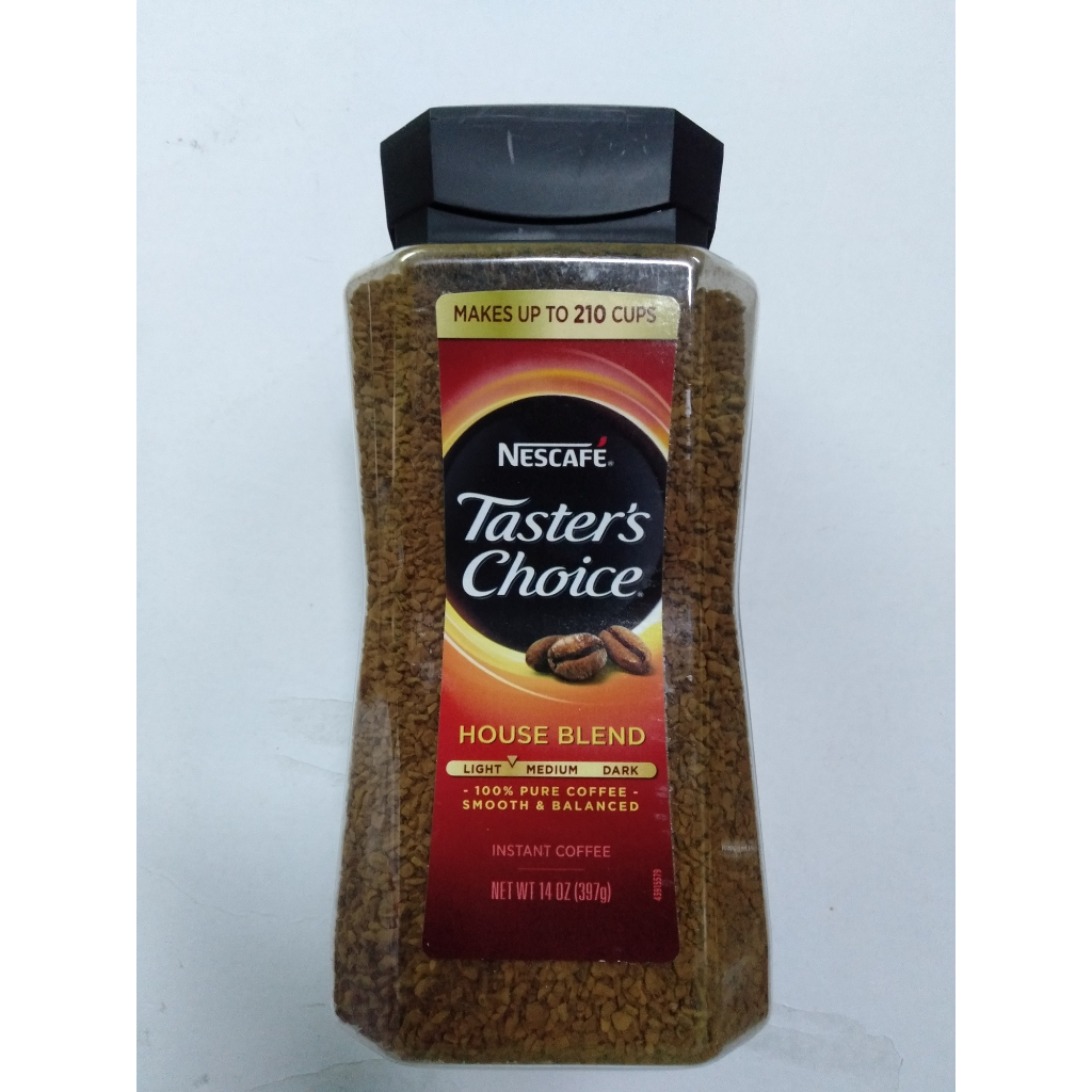 Nescafé Taster's Choice Instant Coffee House Blend 14 oz 397 grams