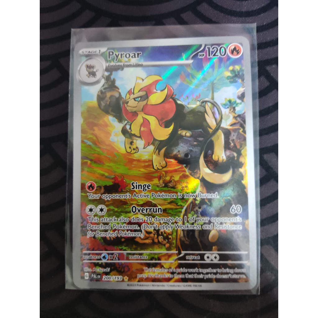 Pyroar - 200/193 - SV02: Paldea Evolved (SV02) (POKEMON CARD GAME ...
