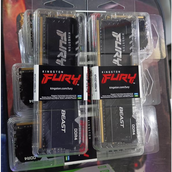 HYPER X FURY / KINGSTON FURY DDR4 16GB 3200mhz RGB NON RGB | Shopee ...