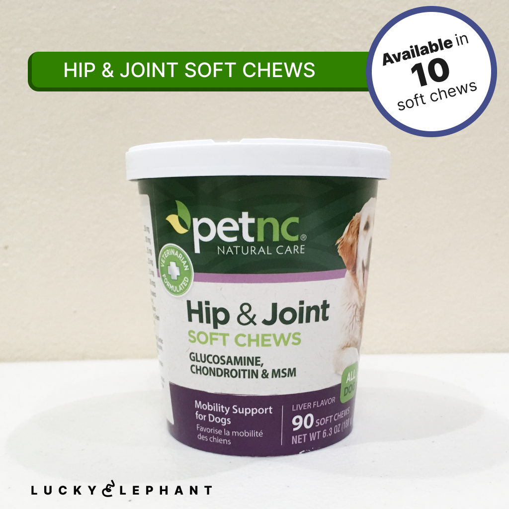 petnc NATURAL CARE Hip & Joint Soft Chews for Mobility Support for All