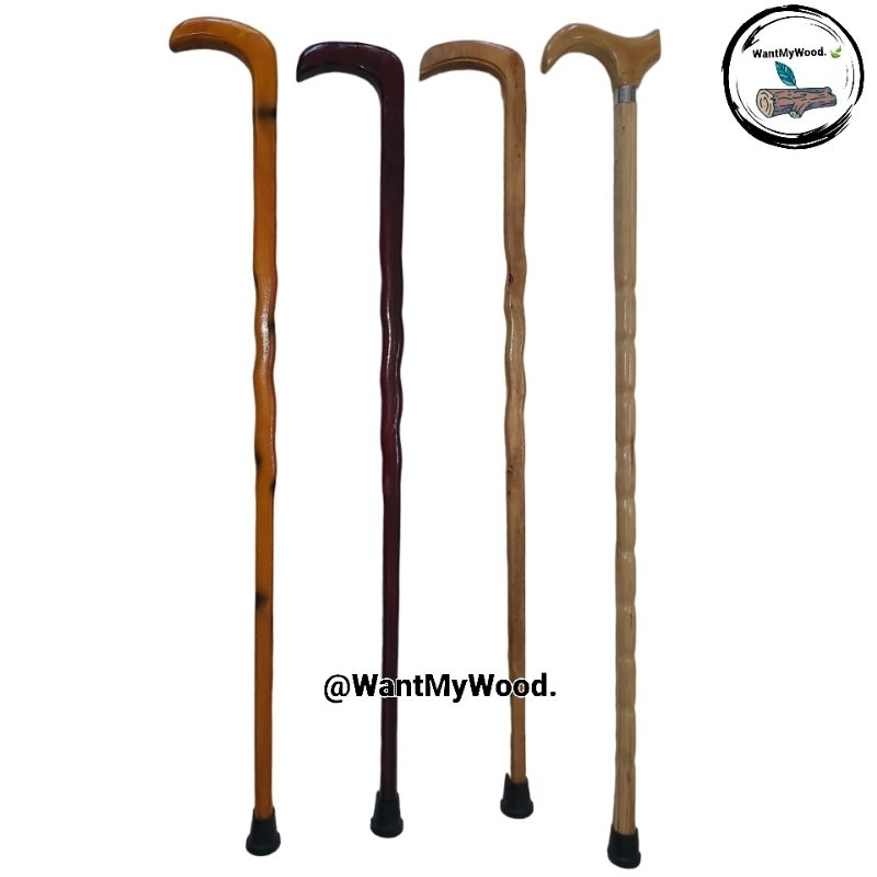 Tungkod - Cane Wooden Walking Stick for Adults