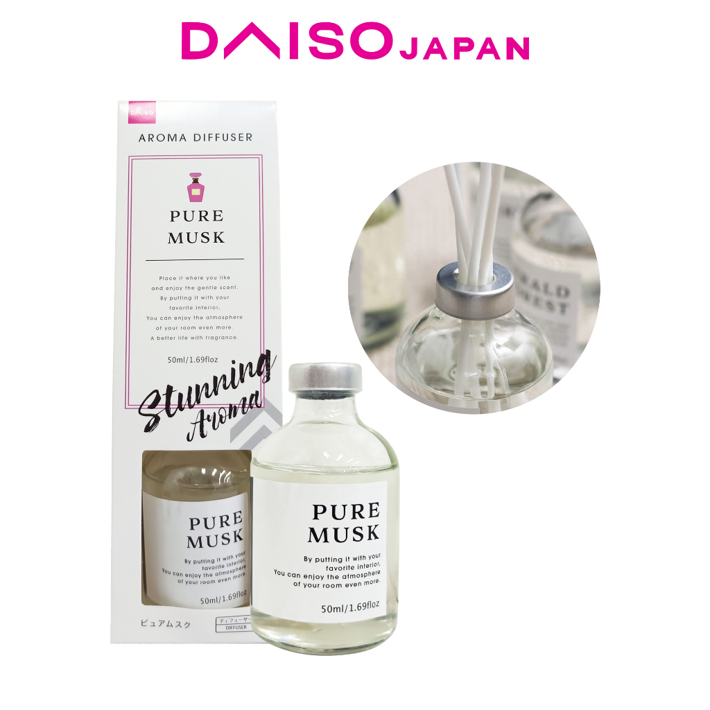 Daiso Pure Musk Scent Aroma Diffuser (50ml) Shopee Philippines