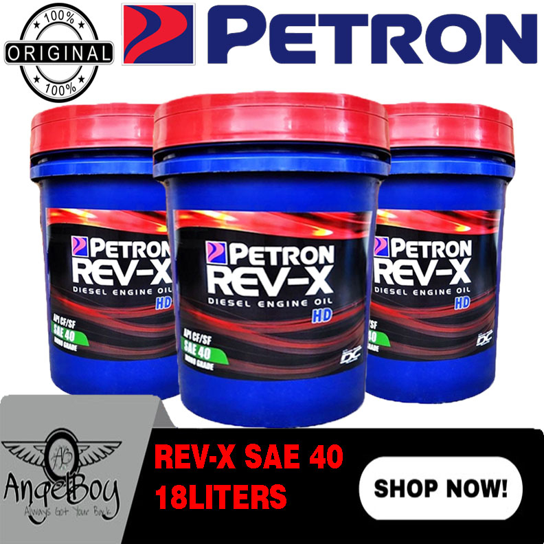 PETRON REVX SAE 40 18 LITERS DIESEL ENGINE OIL LOWEST PRICE Shopee