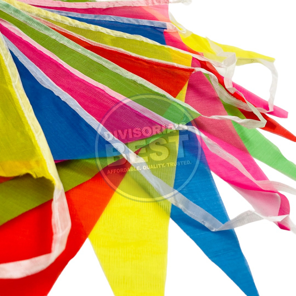 PS-22 (50 meter) Multicolor Banderitas Flags Fiesta Flags Bunting ...