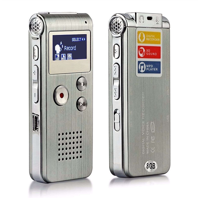 recorder 8/16/32GB digital voice recorder audio call recorder 3D stereo ...