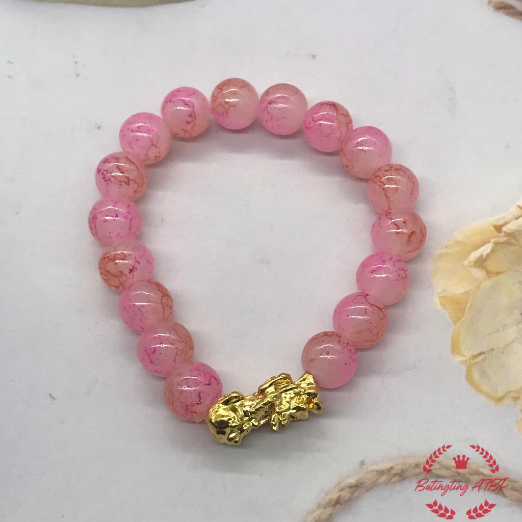 Piyao bracelet birthstone bracelet lucky charm 10mm Shopee