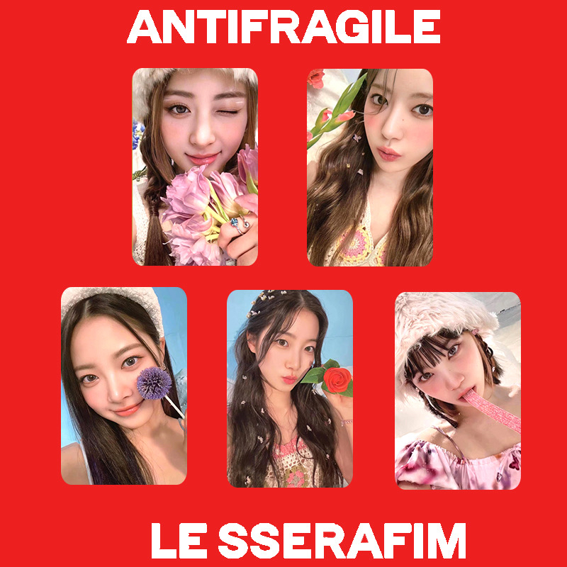 LE SSERAFIM SHOPEE 購入特典トレカ ANTIFRAGILE LE SSERAFIM ANTIFRAGILE yes24 特典 サクラ - メルカリ