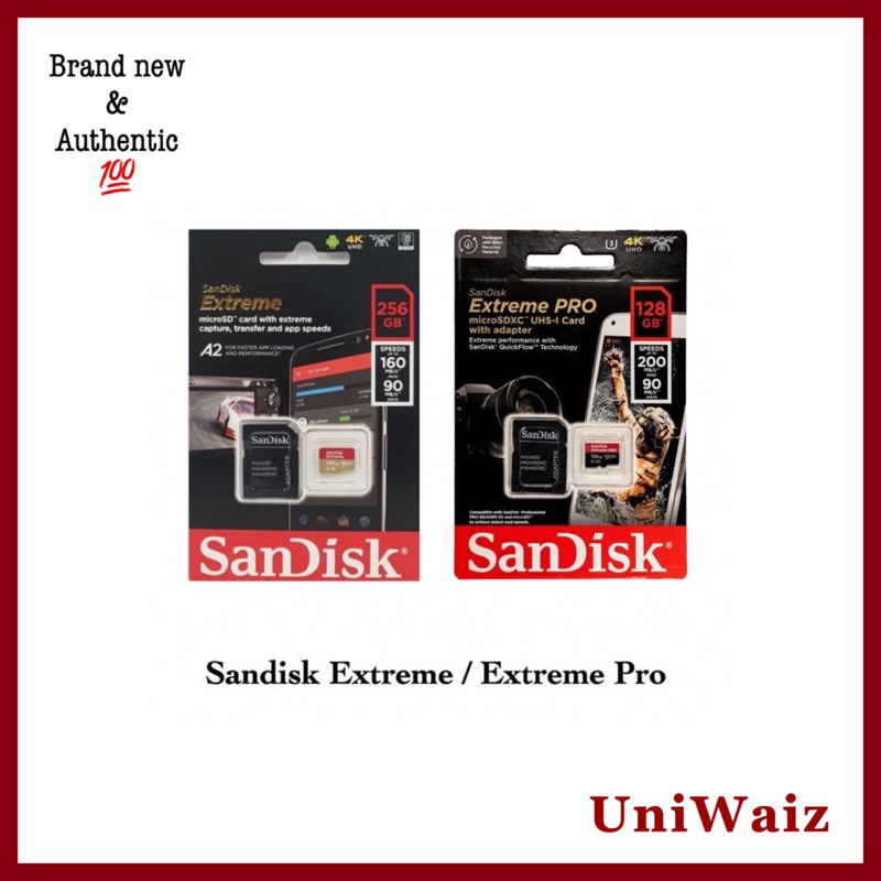For gopro hero 8/910 SANDISK EXTREME / Extreme Pro Micro SD Card