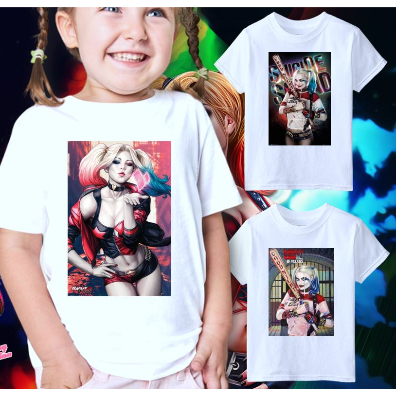 Harley quinn t shirt kids best sale