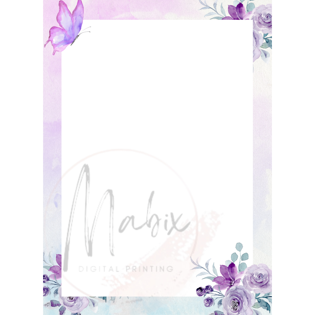 (5 sheets ONE DESIGN) SHORT/LONG BORDER BOND PAPER BATCH6 | Shopee ...