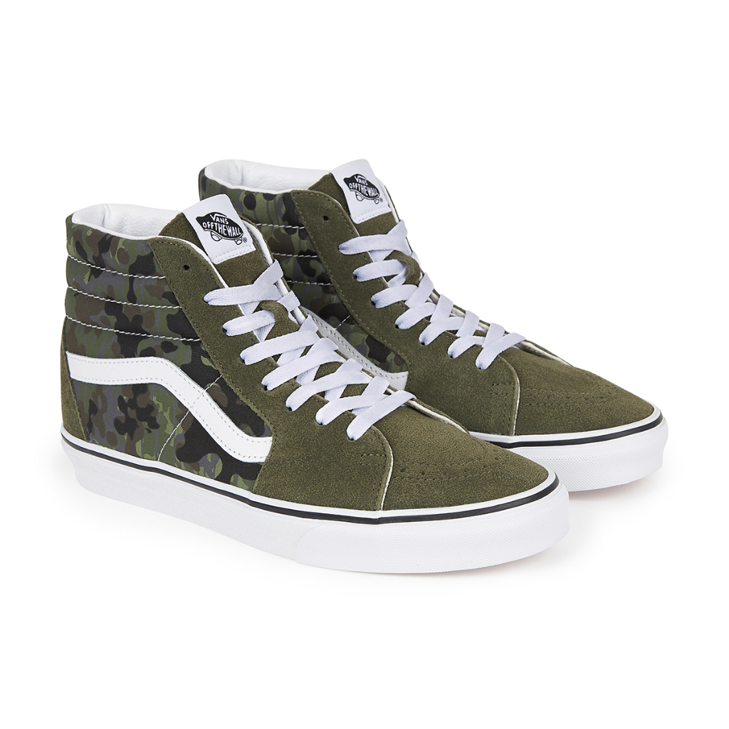 Camo vans high tops hot sale
