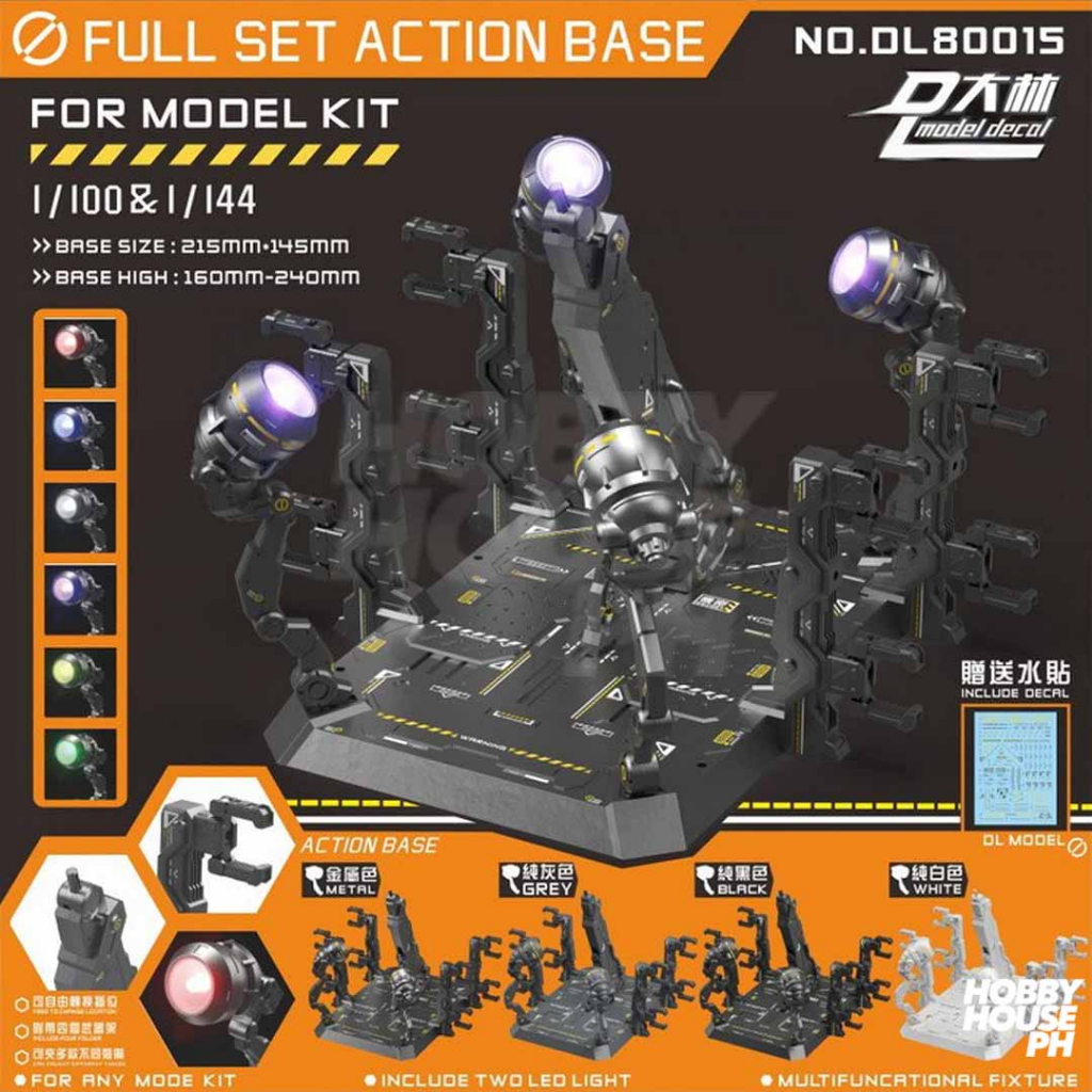 Model Decal Full Set Action Base with LED Feature and Decals | Shopee ...