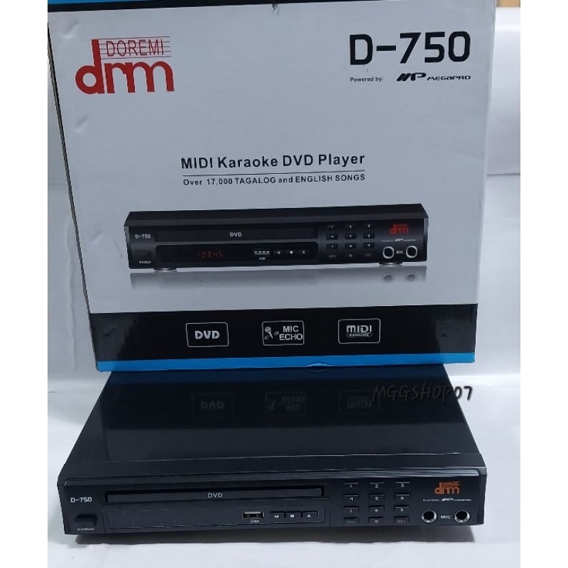 D750 DOREMI MIDI KARAOKE DVD PLAYER Shopee Philippines