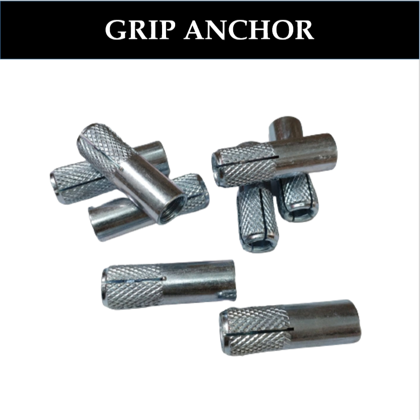 RTK Grip Anchor M8 & M10 & M12 Anchor Bolts Grip Anchors per 3 pieces