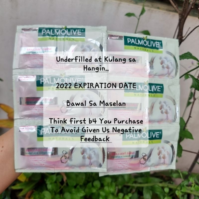 PALMOLIVE SHAMPOO SACHET BY 6's (2022 EXPIRATION DATE) Shopee Philippines