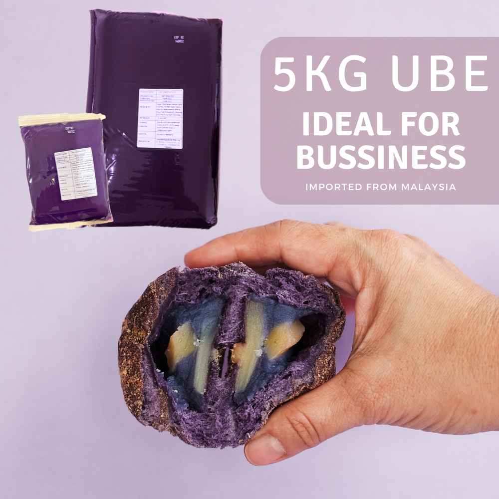 5KG Ube Yam Paste Palaman Expiry July 2024 Ideal for Halo Halo