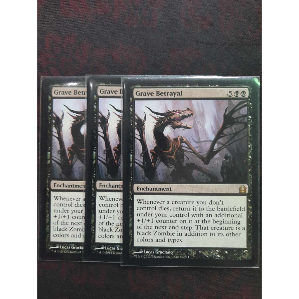 Grave Betrayal ( MTG / Rare / RTR ) Shopee Philippines