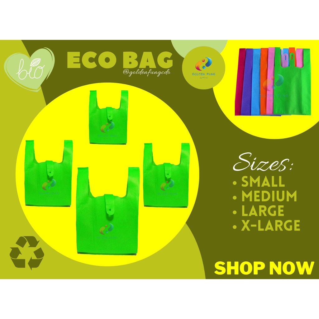 GOLDEN FUNG CDO ECO BAG MEDIUM | Shopee Philippines