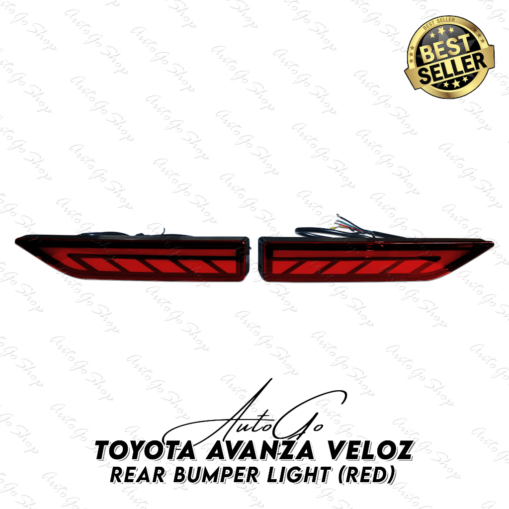 Toyota Avanza Veloz 2022-2023 Rear Bumper Light (Red) | Shopee Philippines