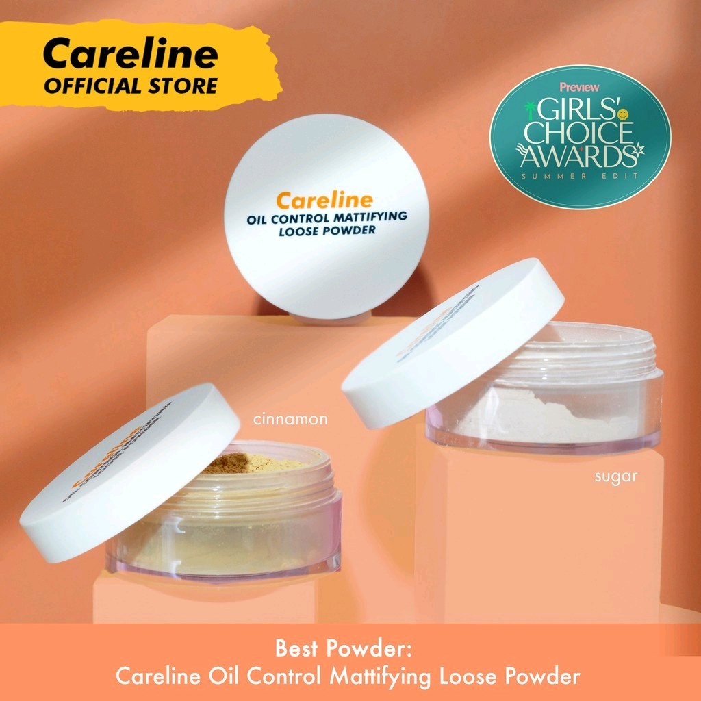 Careline Mattifying Loose Powder [Lightweight, Makeup, Oil Control ...