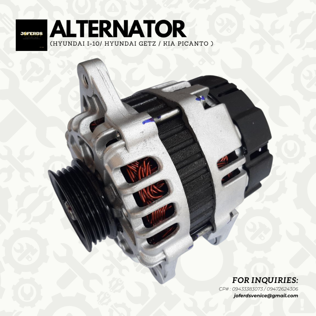 ALTERNATOR (HYUNDAI i10/HYUNDAI GETZ/KIA PICANTO) 20042012 13.5 VOLTS