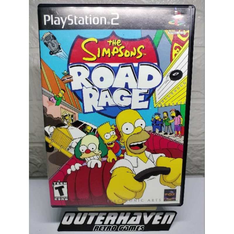 PS2 The Simpsons Road Rage NTSC UC (Standard Edition) | Shopee Philippines