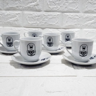 Customizable Logo 2.7oz Double Wall Glass Coffee Mug Espresso Cups