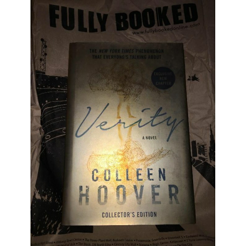 Verity By Colleen Hoover Collectors Edition Authentic Hardbound Shopee Philippines