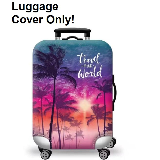 【S/M/L/XL】 Luggage Cover Expandable/Spandex Suitcase Cover Protector