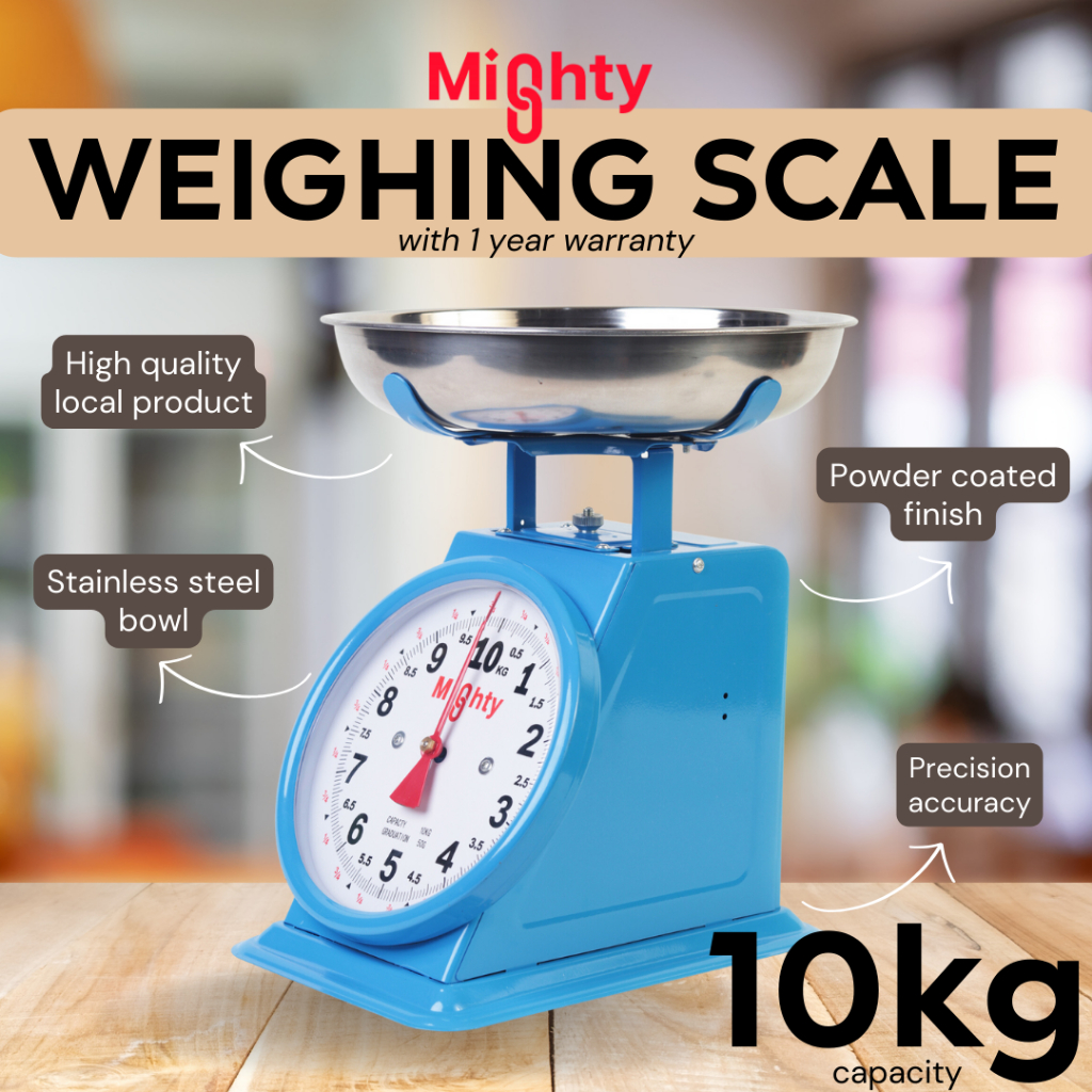 [Mighty] Weighing Scale 10 kilograms / Timbangan 10 kilo / Bowl Type