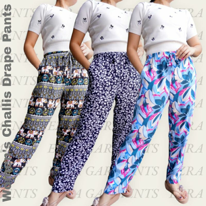 Women's Baston Challis Pants | Jogger Pants (Printed) A | Shopee ...