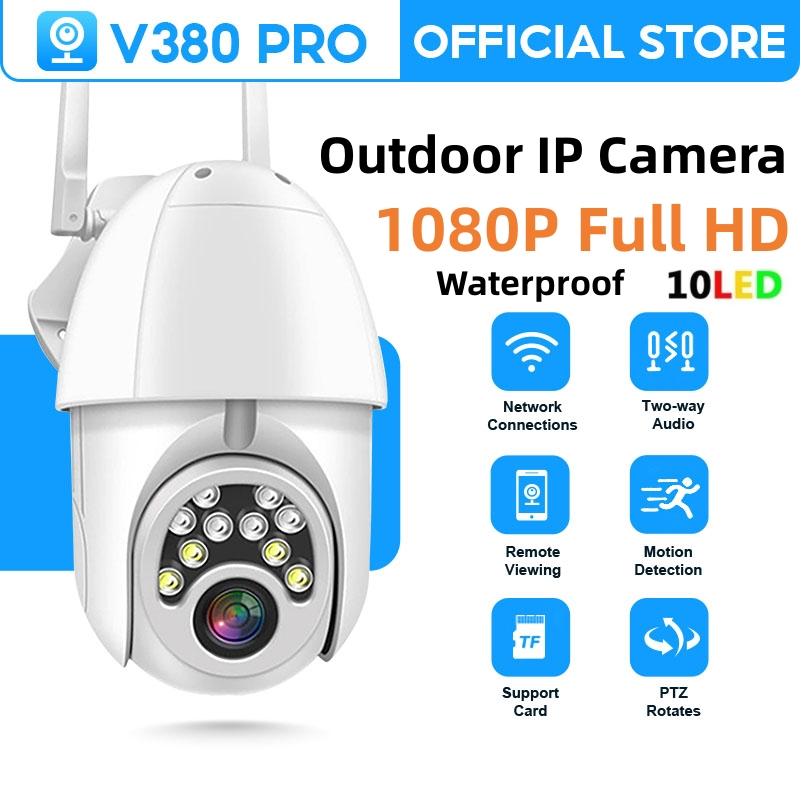 V380 Q10 IP CAM WIFI Camera Monitor Outdoor 1080p HD Home Camera CCTV