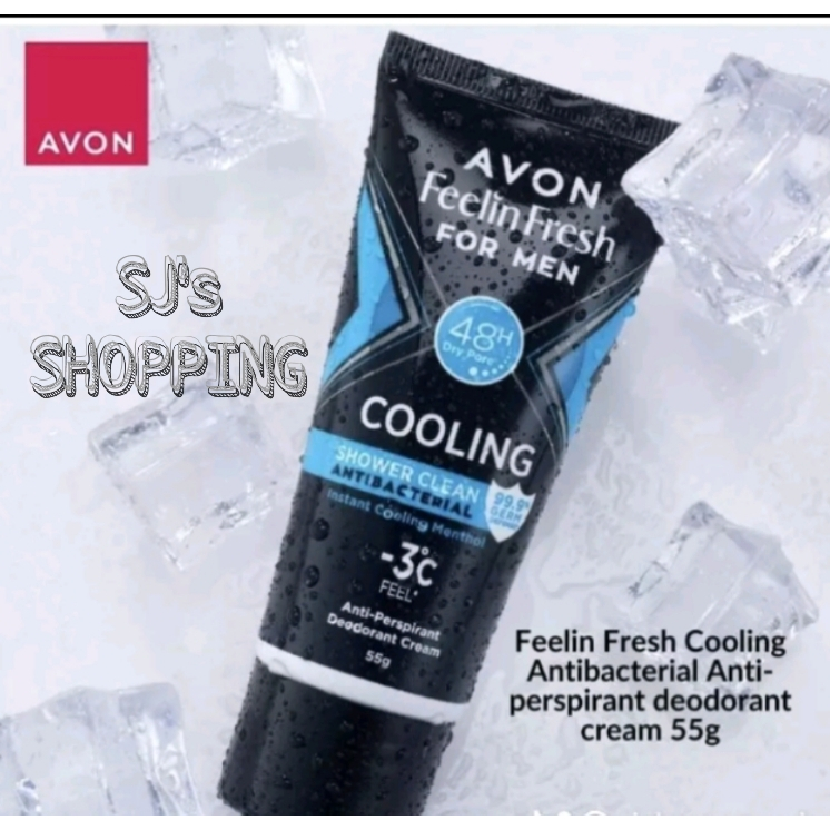 Avon Feelin Fresh Cooling Antibacterial Anti Perspirant Deodorant Cream