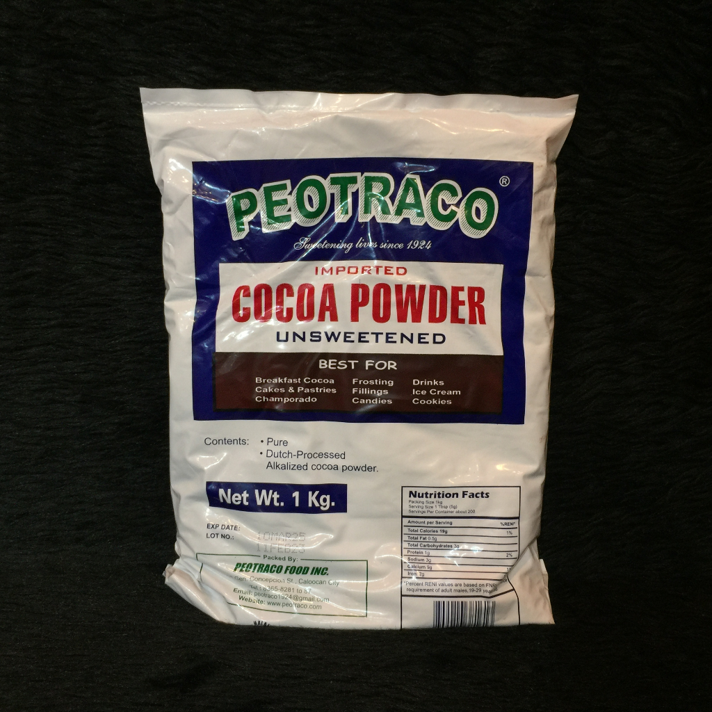 PEOTRACO COCOA POWDER (UNSWEETENED) | Shopee Philippines