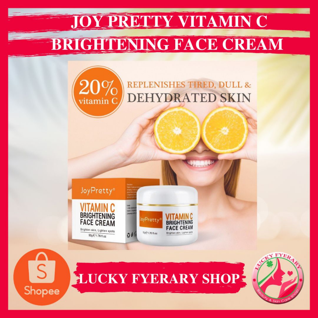 JOY PRETTY VITAMIN C BRIGHTENING FACE CREAM 50G Shopee Philippines