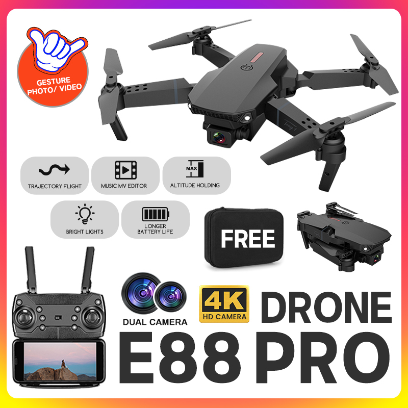E88 drone mini with 4K HD camera Long battery life SupportWifi FPV