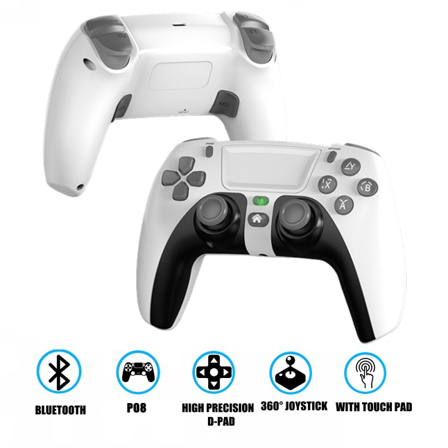 P08 Wireless Gamepad Game Controller Compatible for P4, P3 Switch PC ...