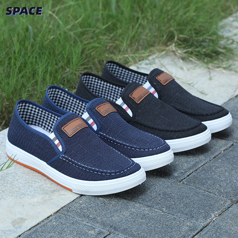 Space Men's Denim Loafers Casual Rubber Shoes M200 Standard Size ...