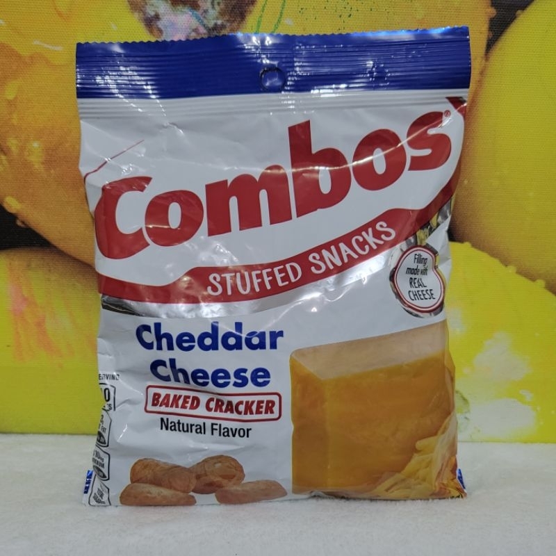 Combos Stuffed Snacks Cheddar Cheese 178.6grams | Shopee Philippines