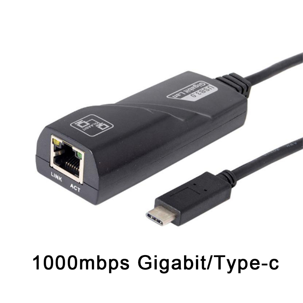 type c to rj45 lan 10/100/1000mbps Network cable interface Broadband ...