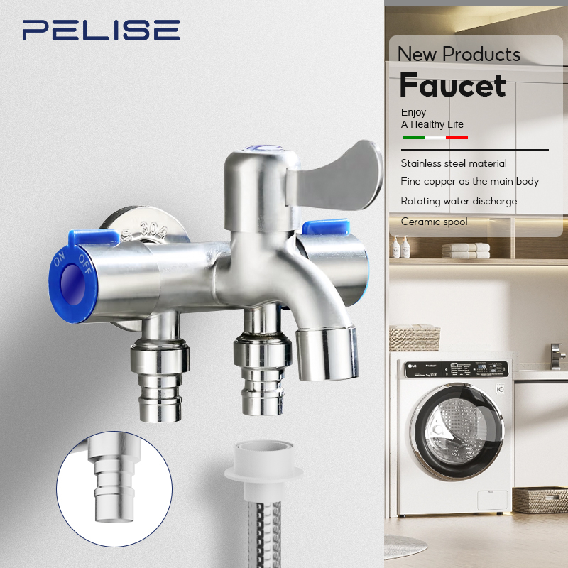 Pelise Three Way Faucet Stainless Steel Dual Function Bathroom Shopee