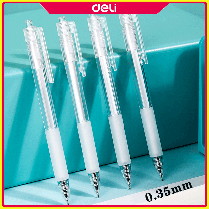 deli-press-gel-pen-refill-0-35mm-black-quick-drying-student-ballpen