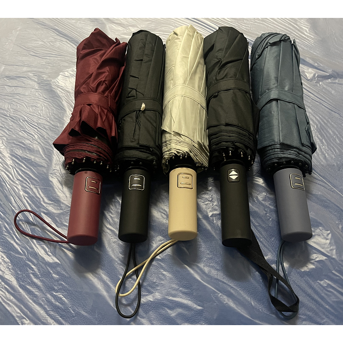 12 ribs fully folding automatic umbrella good for 2-3person golf