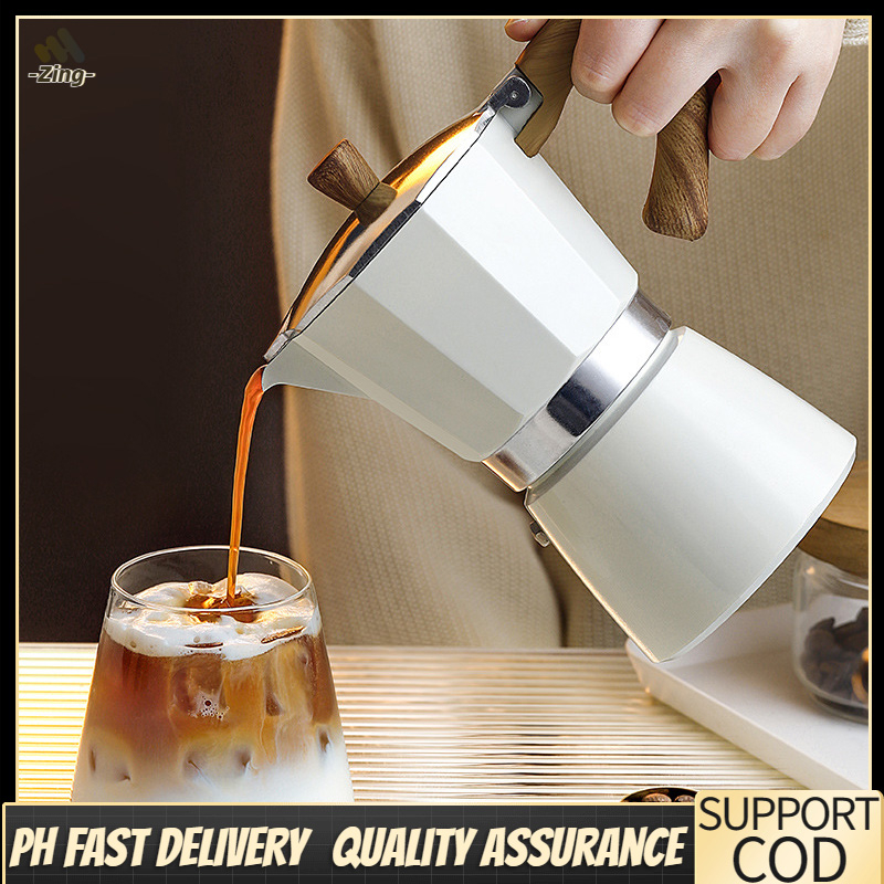 Italian Mocha Coffee Pot Brewing Apparatus Handmade Coffee Pot with