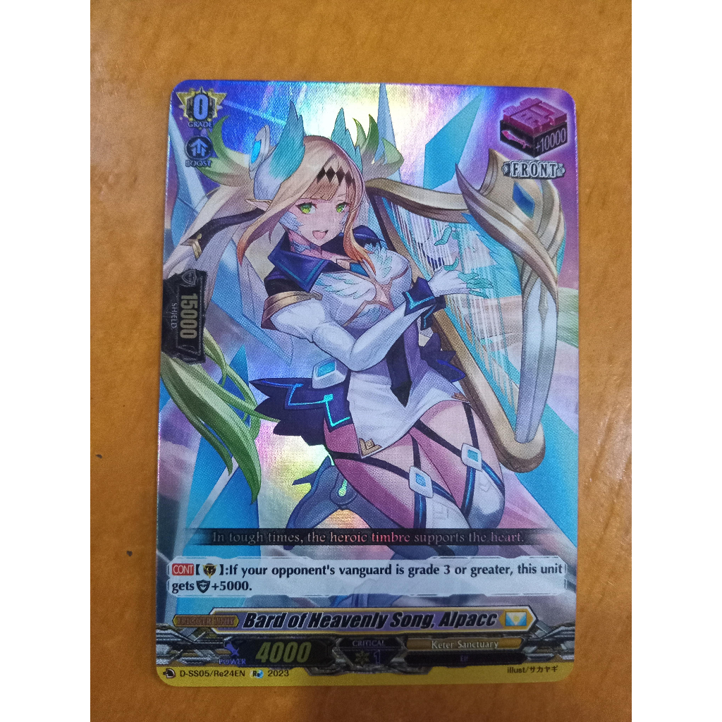 CFV Bard of Heavenly Song, Alpacc R Re R+ D-SS12 Cardfight Vanguard ENG ...
