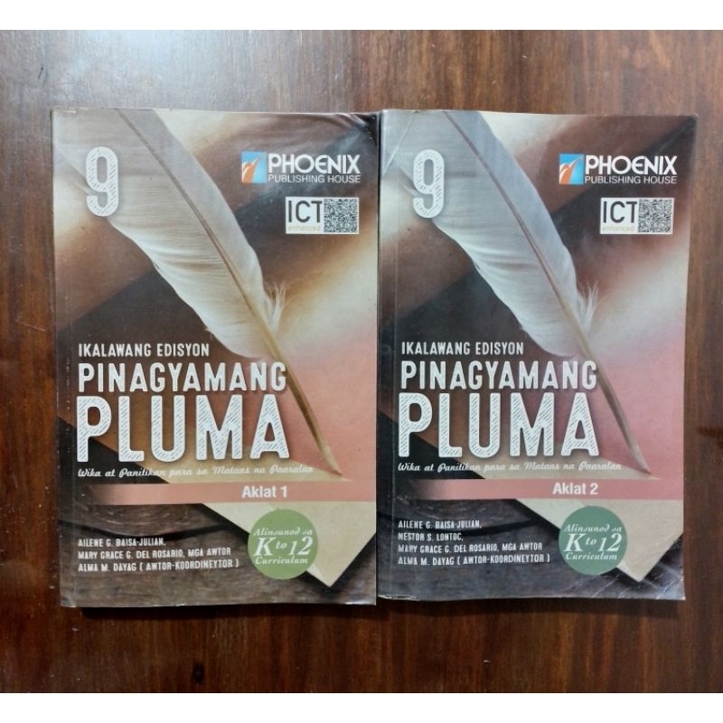 Pinagyamang Pluma Grade 9 Set Aklat 1 At 2 2018 Shopee Philippines