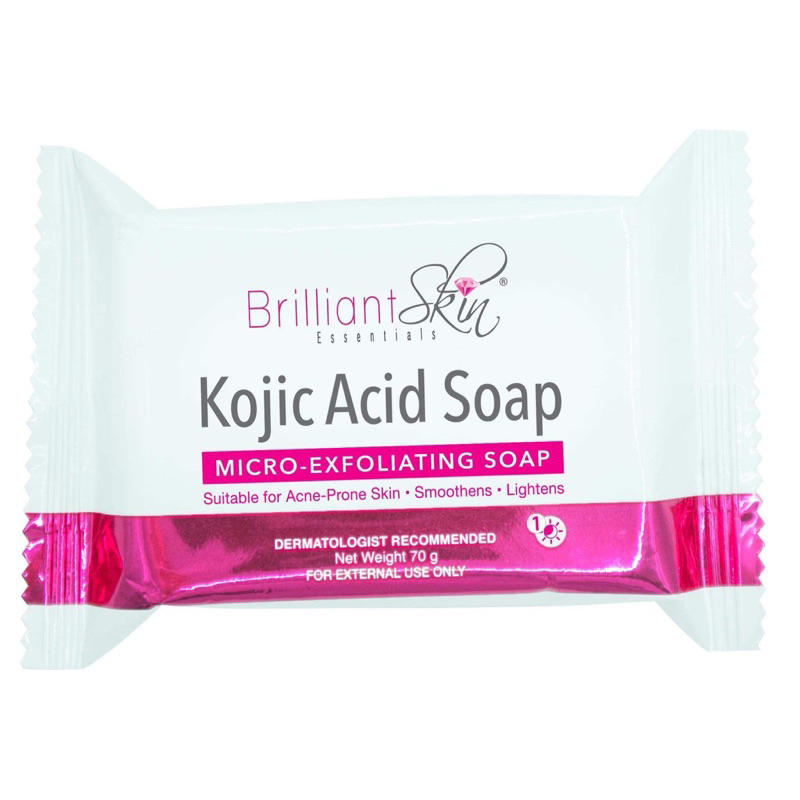 Brilliant Skin Mini Kojic Acid Soap Glamour Soap Gluta Arbutin 70g  Shopee Philippines