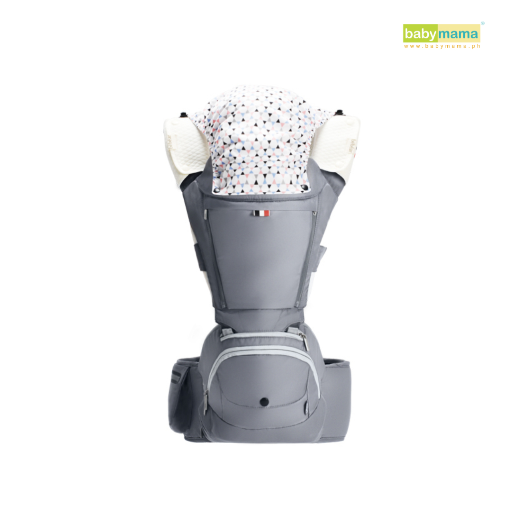 Babymama - Bebear aX Foldable Aluminum Hip Seat Carrier Space Gray ...