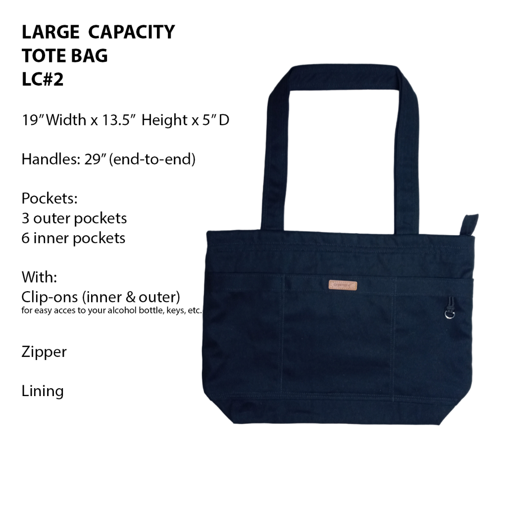 Large Capacity Tote Bag LC#2 | Shopee Philippines