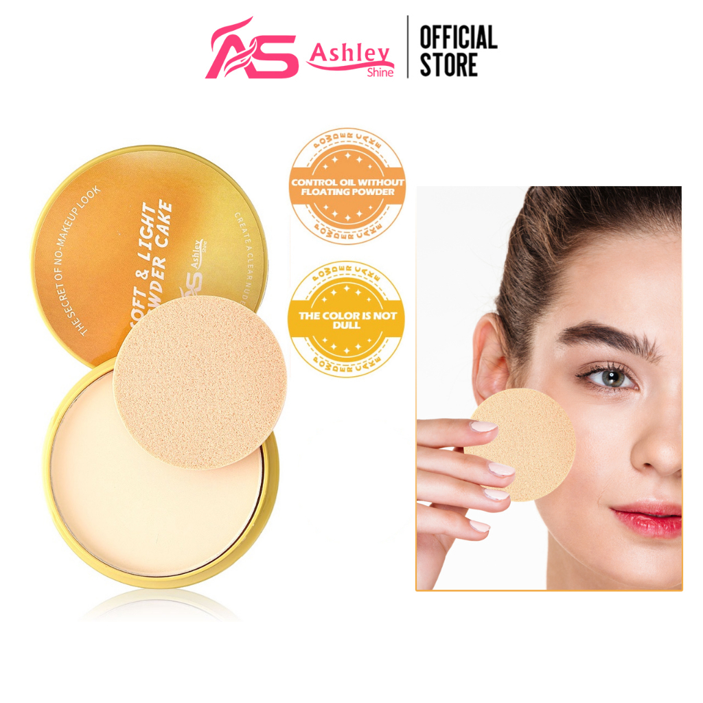 Ashley Shine Loose Powder Soft and Light Face Powder Cake 20g AS8144